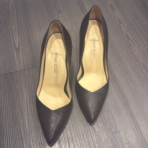 Authentic Sarah Flint luxury the perfect pump heels black leather - comfortable